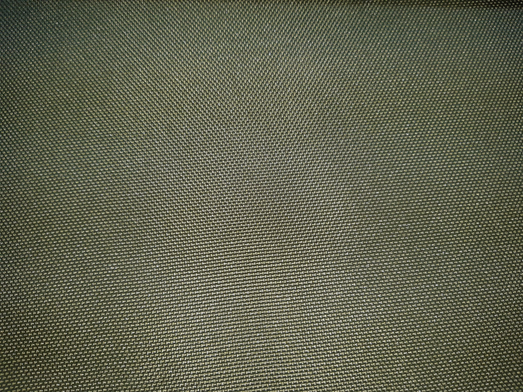 Meter ⚜  
10295-02 ⚜  
D8 ⚜  
PANTONE: No pantone color assigned ⚜  
1000D PU china fabric olive green