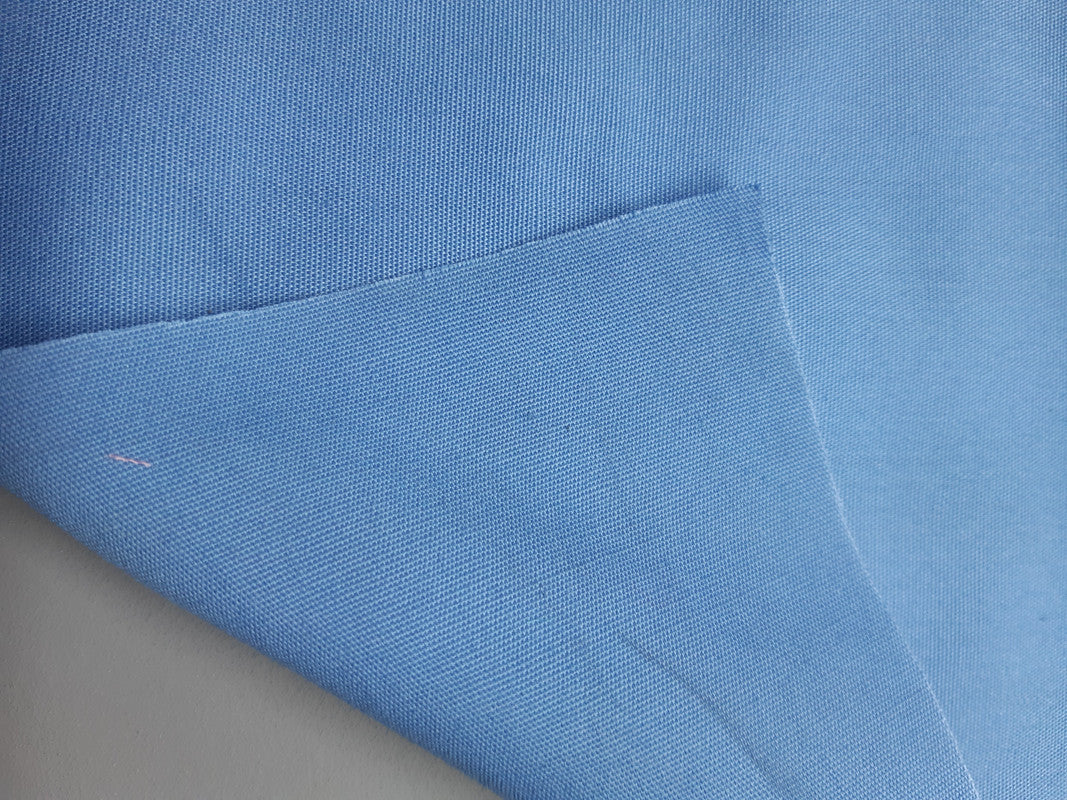 YARD ⚜  
10172-10 ⚜  
D9 ⚜  
PANTONE: No pantone color assigned ⚜  
tergal solid color fabric, azure blue