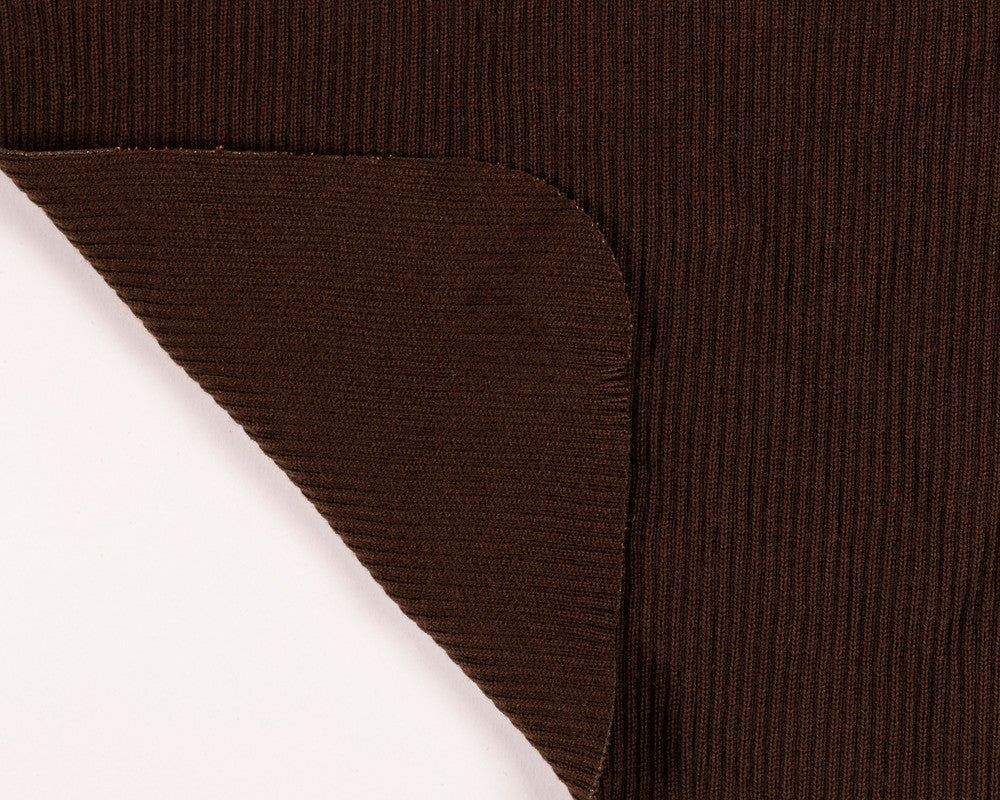 Kg ⚜  
11235 ⚜  
B6 ⚜  
PANTONE: Brown ⚜  
rib knit fabric, 100 % cotton, P:Brown